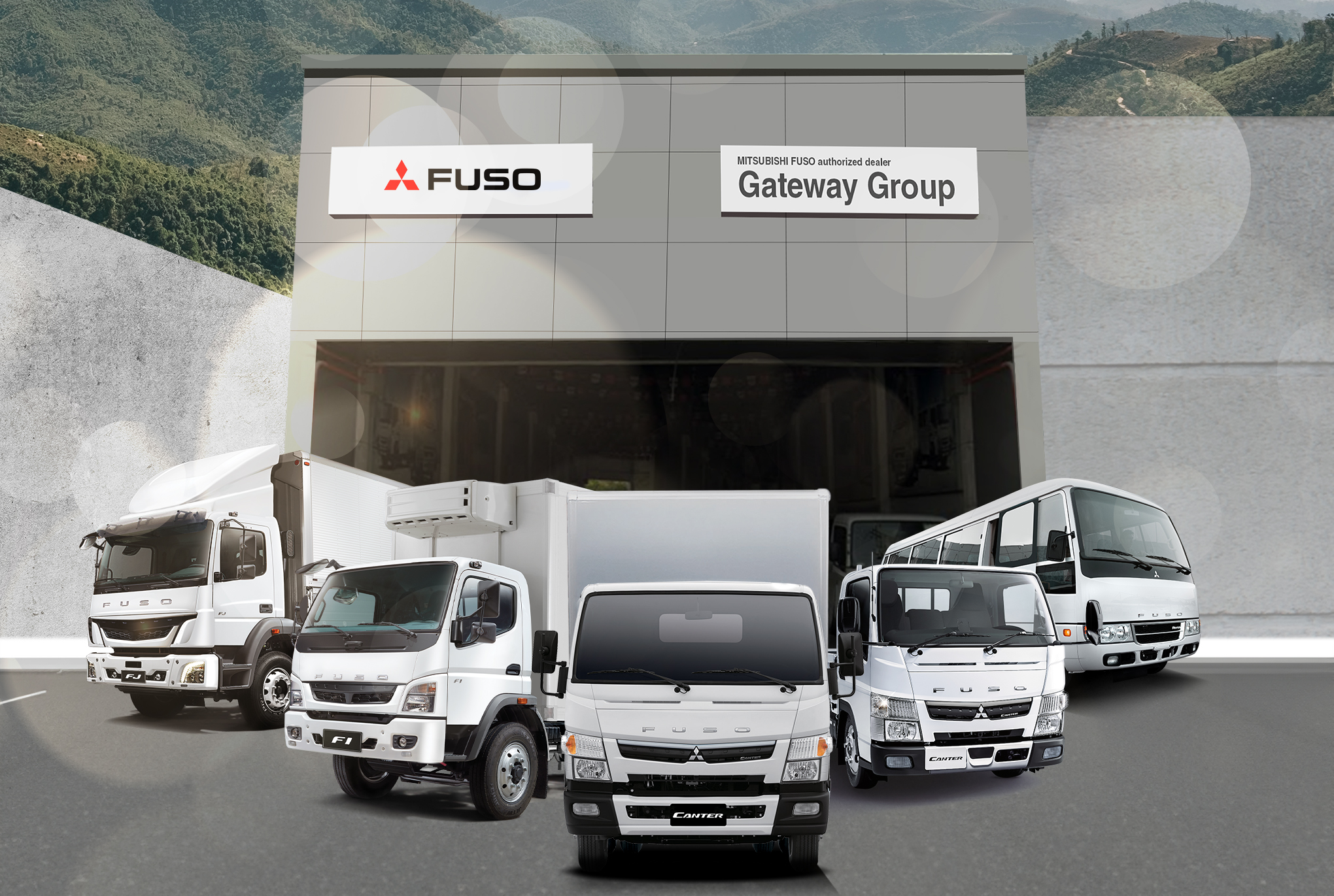 MG GATEWAY SOUTH CORPORATION – FUSO LIPA facade